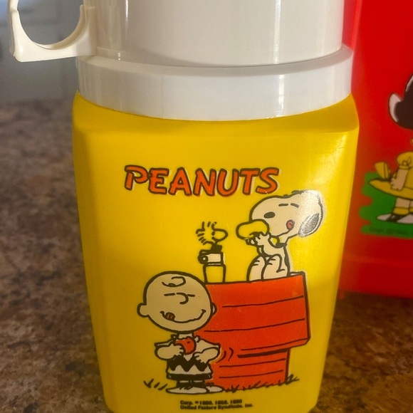 Vintage 🥜 1985 Peanuts Thermos Lunchbox Set - Picture 5 of 6